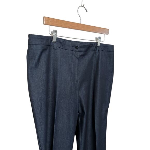 Chicos Size 2.5 Women's Plus Size 14 Gray Straight Leg Dress Pant Career - Picture 3 of 7